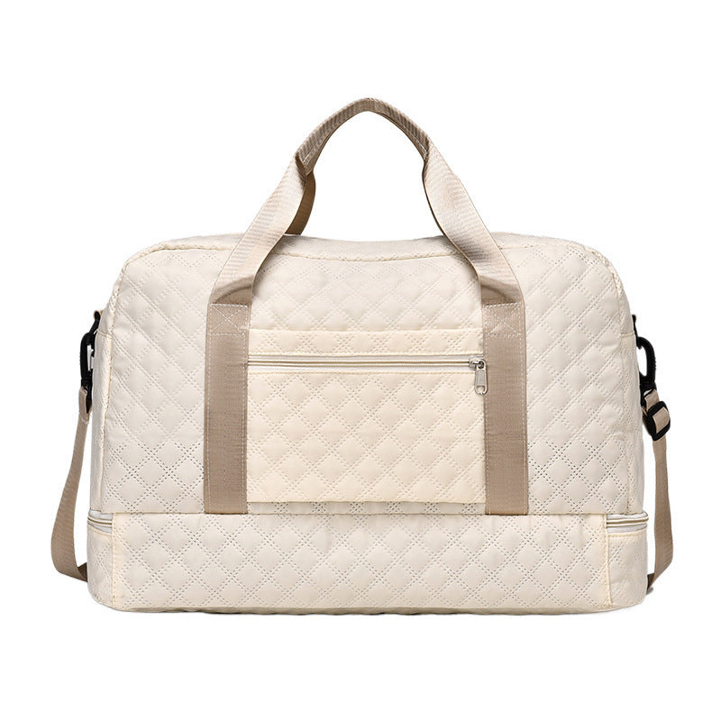 🔥✨【50% отстъпка✨】Чанта с голям капацитет и дизайн за отделяне на мокри и сухи вещи, подходяща за пътуване и фитнес.