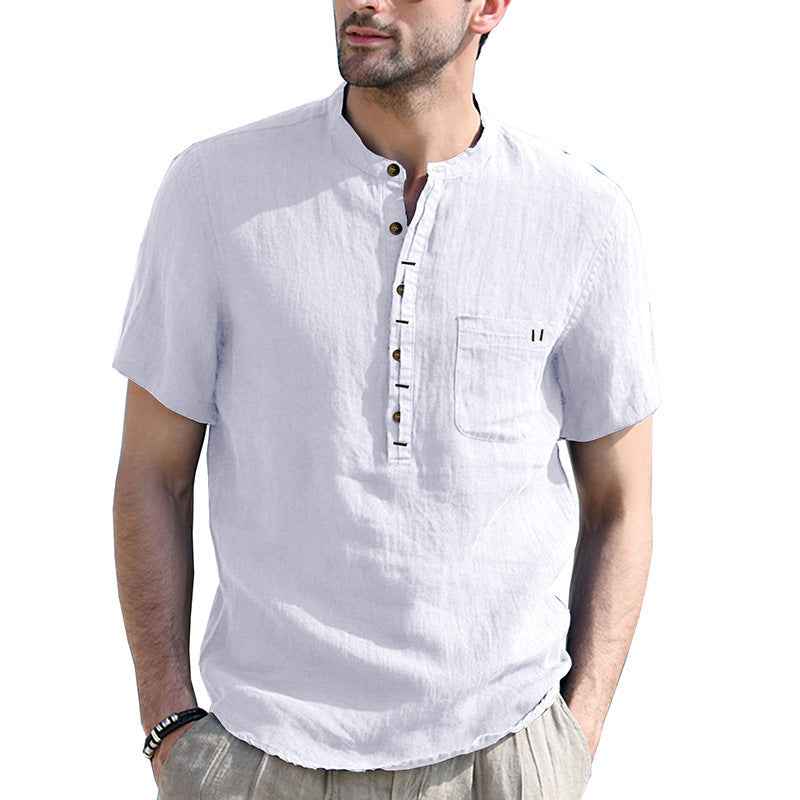 🌿50% de descuento🔥 Nuevas camisas de algodón y lino para hombre en tallas grandes ✅️Pago contra entrega