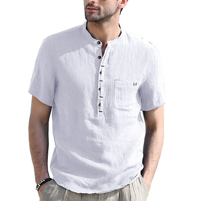 🌿50% de descuento🔥 Nuevas camisas de algodón y lino para hombre en tallas grandes ✅️Pago contra entrega