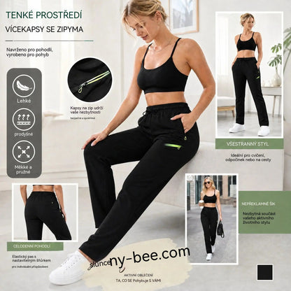 ⏳ Časovo obmedzená ponuka 🔥 Dámske cargo nohavice rovného strihu — Elastický pás; ideálne do práce, na cesty aj na každodenné nosenie 👖✨