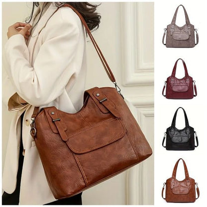 💓👜Ново! Мека кожена чанта 👛 Елегантна и просторна. 50% отстъпка!