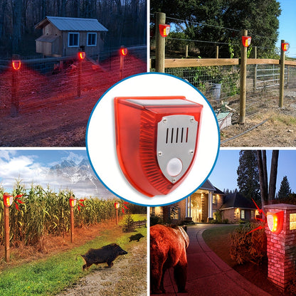 🦟👏Lampa alarmowa zasilana energią słoneczną