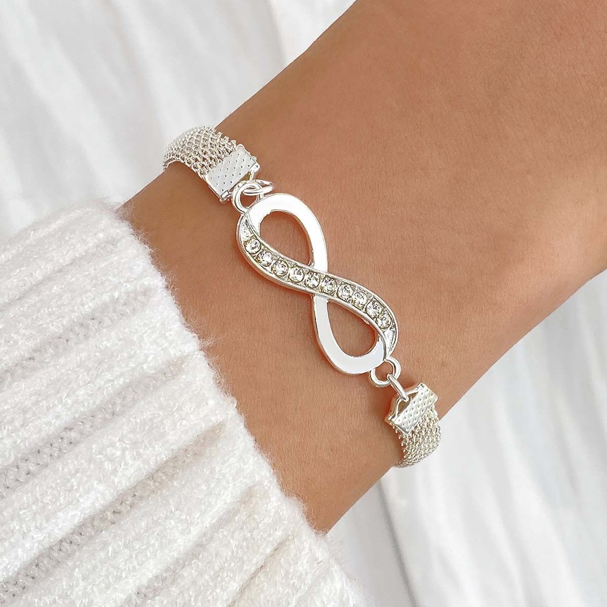 ✨🎁【Kup 1, a 1 dostaniesz gratis】【2 bransoletki】✨✨Damska bransoletka na szczęście, wykonana ze srebra próby 925