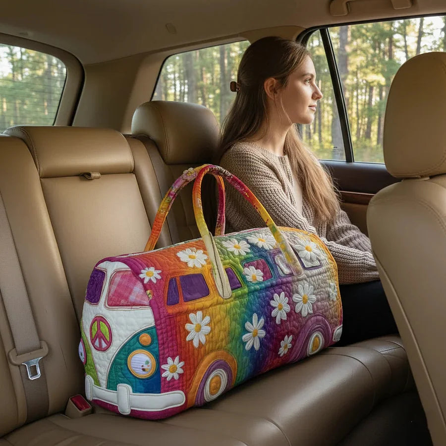 👜Bolsa de viaje acolchada Hippie Van