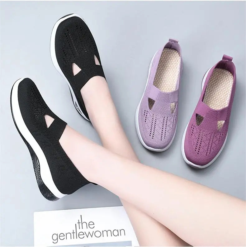 ✨🎉【Cantidad limitada】🔥👟【Tallas 35-41】Nuevos zapatos casuales para mujer, cómodos, transpirables y antideslizantes