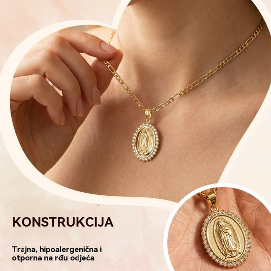 🔥【Kupite jedan, dobijte jedan gratis】Privjesak Majke Marije, pozlaćeni nehrđajući čelik