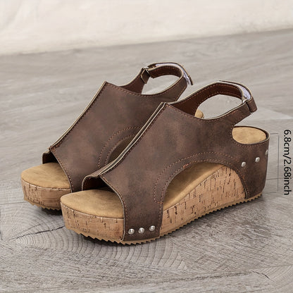 👡Descuento por nuevo producto: 50%🔥【36-43】Sandalias de tacón alto con abertura en la boca de pez, tallas grandes ✅️Pago contra entrega