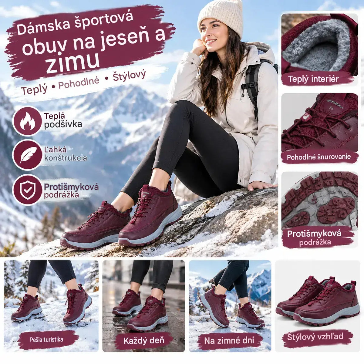 🌈⛄【Veľkosti 35–41】Nové dámske tenisky na jeseň/zimu 💝 —— Pohodlné a teplé