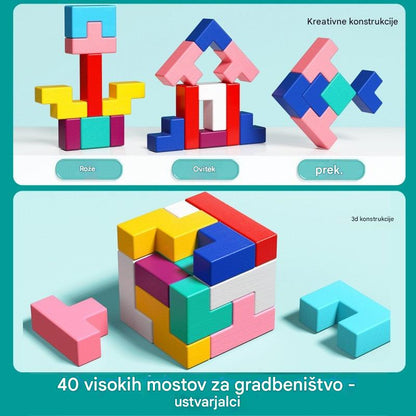 🔥🎁🌈【Kupite 1, dobite 1 gratis】Otroška izobraževalna sestavljanka Tetris