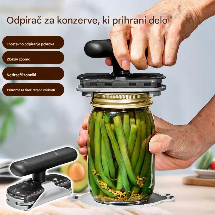 👍🥃【Kupite 1, dobite 1 gratis】💥 Ekonomičen odpirač za konzerve. Praktično orodje za domačo kuhinjo.