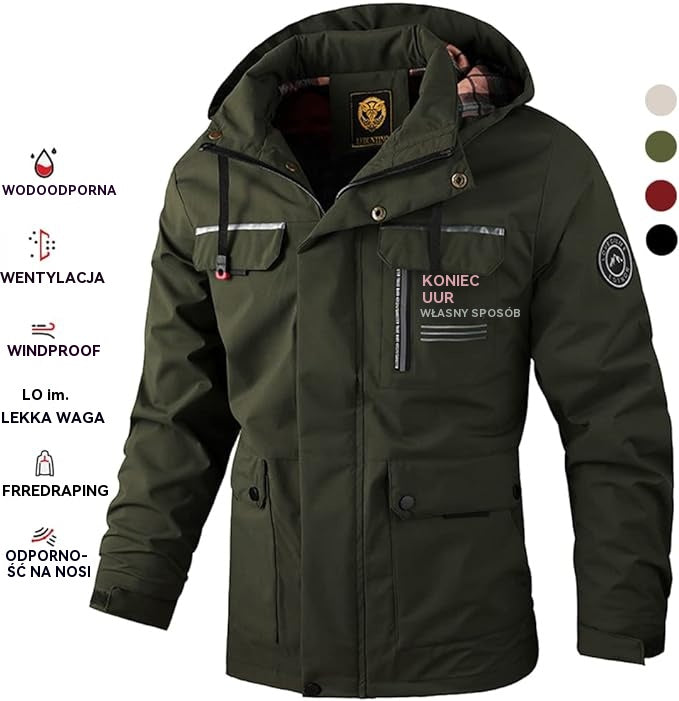 🔥💥🔥【M-6XL】Nova debela topla muška jesensko-zimska jakna otporna na vjetar i vodu