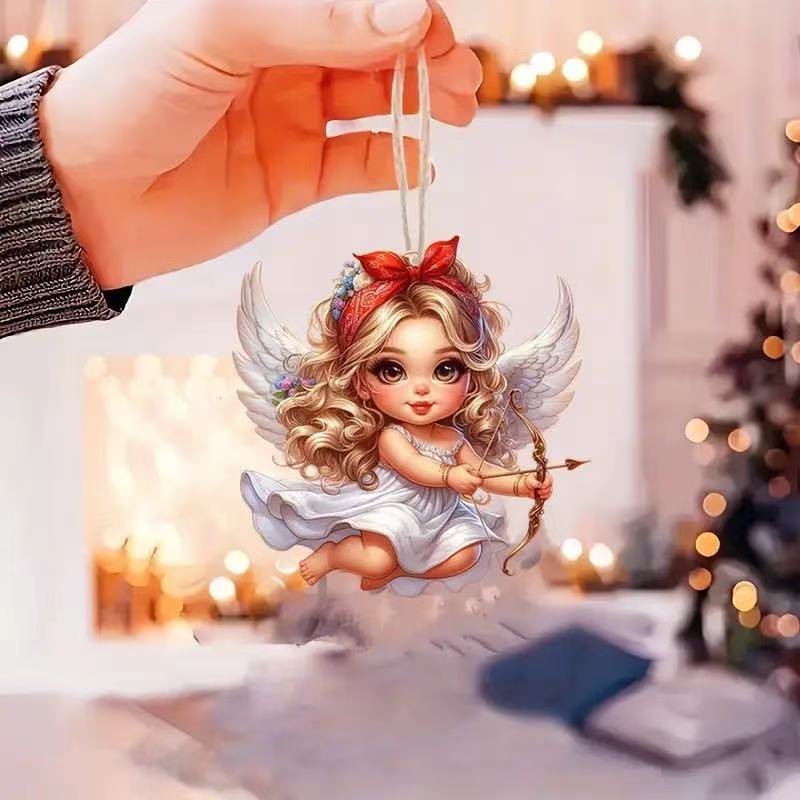 ✨🎄🧚‍♀️Kup 1, a 1 dostaniesz gratis🎁👼Drewniana dekoracja świąteczna Anioł
