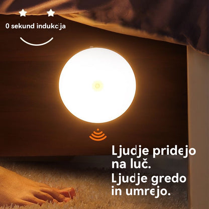 🏡💡【Kupite 1, dobite 1 gratis】Pametna LED lučka, ki zaznava človeško telo, enostavna za polnjenje in praktična