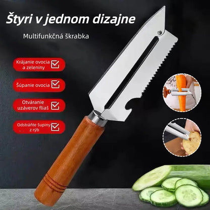 🥕 Kúp 1 a získaj 1 zadarmo! ✨ Multifunkčná kuchynská škrabka – Vyrobená z nehrdzavejúcej ocele s ergonomickou rukoväťou, ideálna na ovocie, zeleninu a mäso 🔪