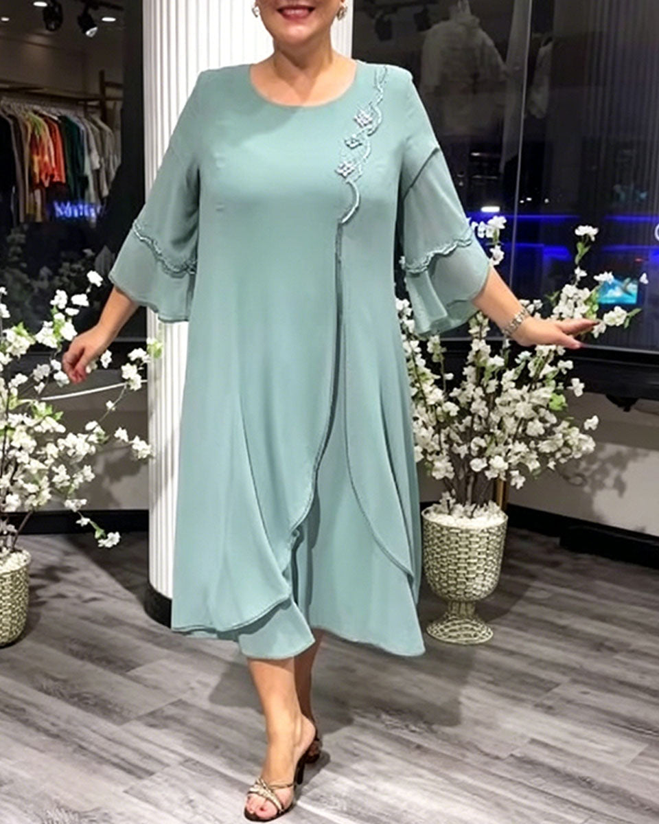 🌸【50% de descuento】【S-5XL】❤️2026 Nuevos vestidos de gasa de alta calidad👗