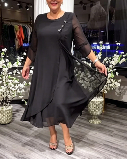 🌸【50% de descuento】【S-5XL】❤️2026 Nuevos vestidos de gasa de alta calidad👗